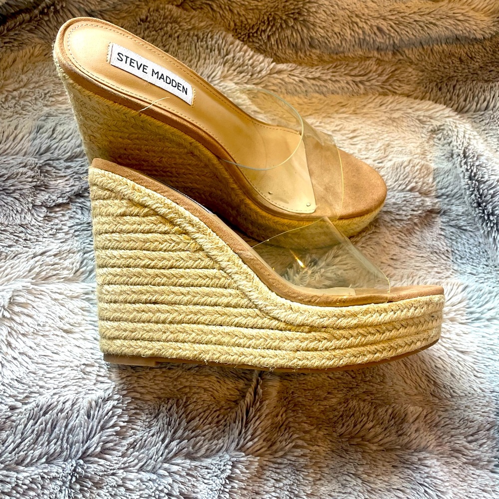 Steve Madden Espadrille Platform size -  6.5